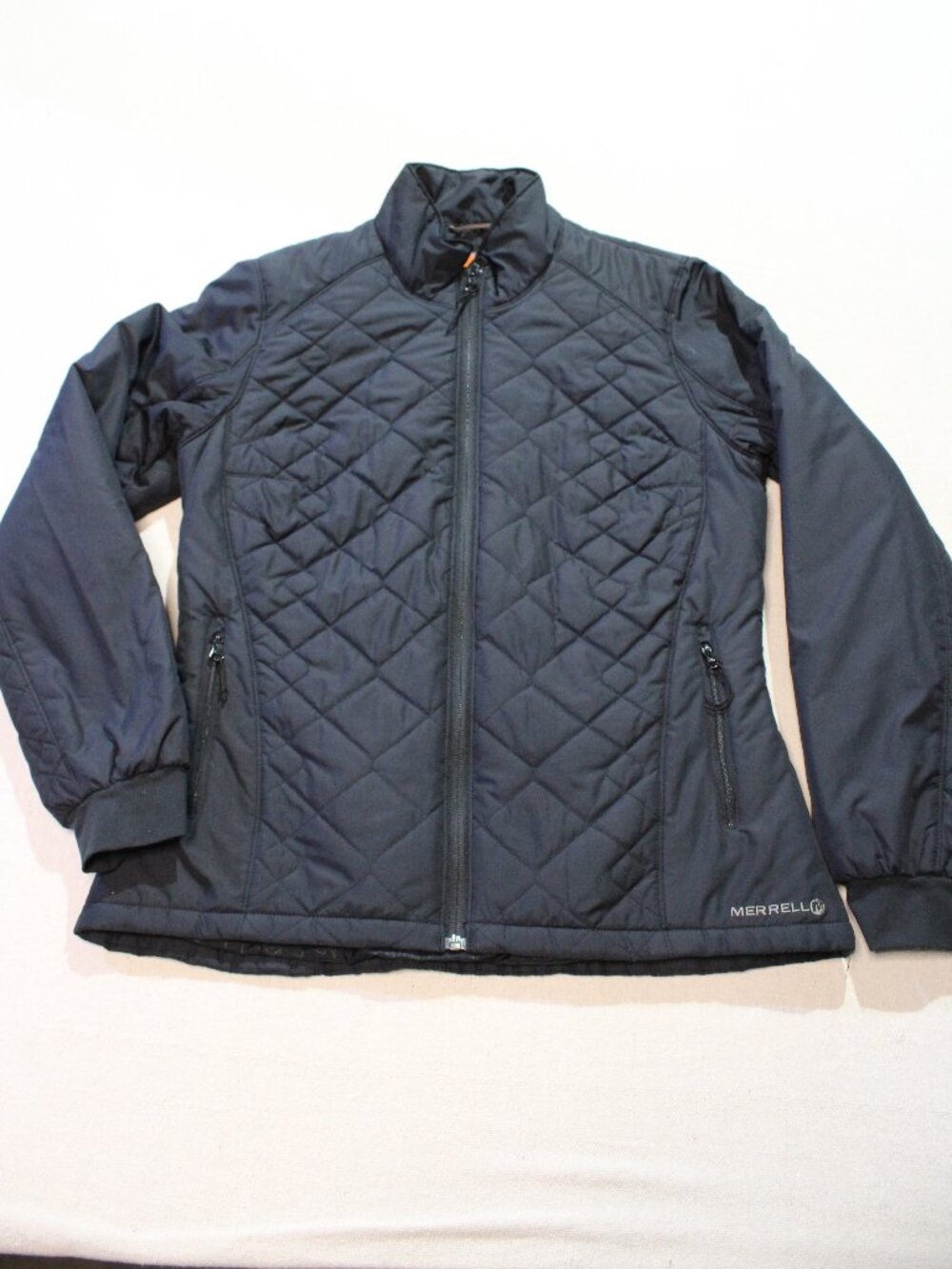 Merrell Black Opti-Warm Diamond Quilted Full Zip Jacket - NWOT, Sz S